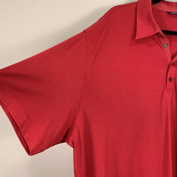 Cutter and Buck red mens 3X polo shirt short sleeve cotton modal blend - Picture 3 of 7